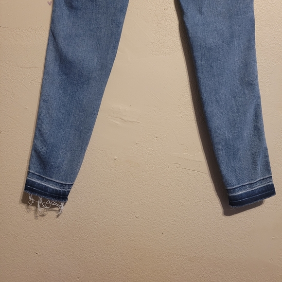 Garage Medium Wash High Rise Jeans-Red Stripe - Picture 6 of 16